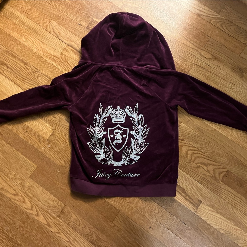 Juicy Couture purple velour tracksuit size large